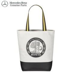 Genuine Mercedes Benz AMG Shopping Bag Cotton Off-White Black