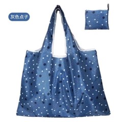 3 pc print waterproof 210D big grocery bag reusable strong foldable nylon bag