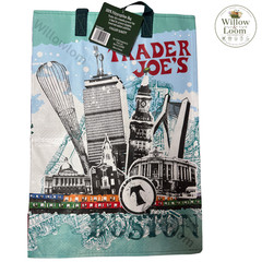 Trader Joe’s Boston City Reusable Grocery Bag 6 Gal Polypropylene New with Tags