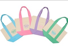 Trader Joe’s Reusable Canvas Tote Bags Color Block Multicolor 4-Pack 13x12x16