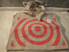 10 Reusable Target Shopping Bag, Washable, Weight up to 22 pounds NWT Free Ship