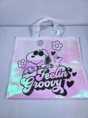 Peanuts Snoopy & Woodstock Feeling Groovy Reusable Shopping Bag New Without Tags