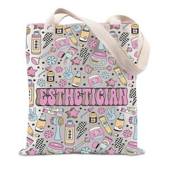 Esthetician Tote Bag Beauty Artist Gifts Cosmetology Beautician Gift Bag