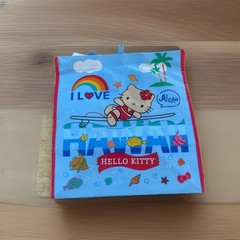 ABC Store Hawaii Hello Kitty Reusable Tote Bag, HTF , surf , blue Sanrio 🐟🌺