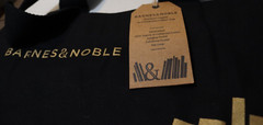 NEW Barnes & Noble Premium Organic In Conversion Cotton 14×14.5×4.75 Tote