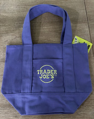 Trader Joe’s AUTHENTIC NEW 💚 FALL EMBROIDERED CANVAS REUSABLE TOTE BAGS SET