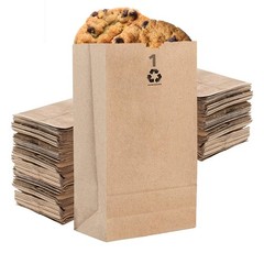 Stock Your Home 1 Lb Kraft Small Brown Paper Bags (250 1 lb,