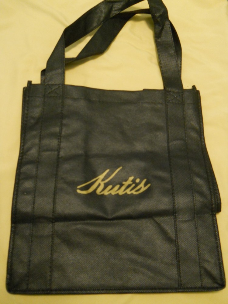 BAG MAN TOTE 13″ x 11.5″ X 7.5″ Black~Made of recycled post industrial material