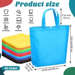 150 Pcs Reusable Grocery Bags Bulk Large Grocery Shopping Tote with Handle