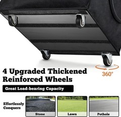 Large 130L Reusable Grocery Bag on Wheels – Lightweight, Durable Adjustable Tote