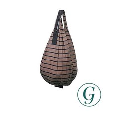 MARNA Shupatto Compact Bag Drop Border Vertical Teardrop Eco Bag S460BO Folds up