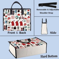 Offred Tote Bag Handmaids Tale June Moira Emily Janine Women Rights Reusable