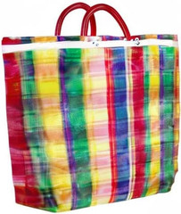 3 Large Mercado Bags, High Thread Mesh 20 X 22 Inches Market Reusable Grocery Ba