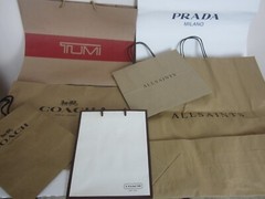 Tumi, Coach, Prada, All Saints Lot of 7 Shopping Tote Bags