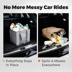 Reusable Grocery Tote Bags Heavy Duty Shopping Long Handles Fold Flat 3 PCS