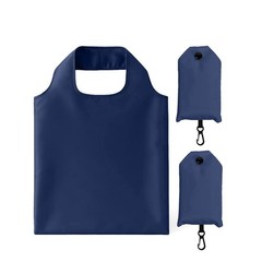 2 Pack Waterproof Foldable Shopping Bag Reusable Grocery Tote Bag