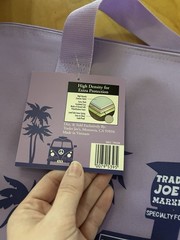 Trader Joe’s Large Insulated Reusable Tote Purple