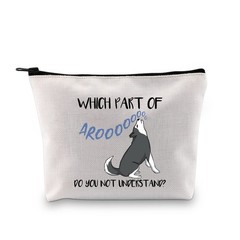 G2TUP Husky Lover Gift – Aroooooooo Do You Not Which Part Of Arooo White Bag