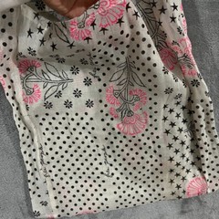Free People Lightweight Cloth Mesh Linen Reusable Grocery Shopping Tote Bag Boho