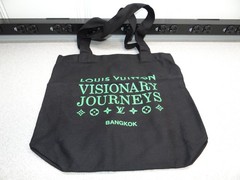 Louis Vuitton VIP GWP Gift Visionary Journeys Bangkok Black Canvas Tote Bag ❤️