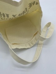 Reusable Cream Black Cotton Light Weight Canvas Tote Bag Funny Sarcastic