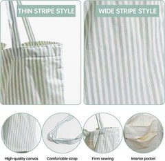 Canvas Tote Bag Organic Cotton Reusable Durable & Eco-friendly Ideal Shopping