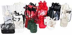 Mixed Lot 62 Lululemon Reusable Shopping Tote Bags Large Small Variety Handles