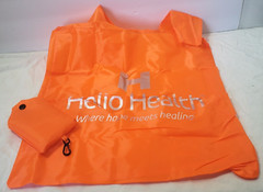 Helio Health Compact Reusable Bag Tote w/Pouch & Carabiner Advertising Syracuse