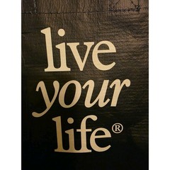 American Eagle Reusable Shopping Bag Dark Blue & White Polropylene Modern