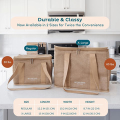 Reusable Insulated Grocery Bag – Leak Proof, X Large Cooler Bag – Insulated Shop