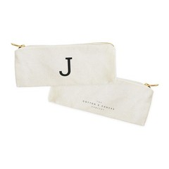 The Cotton & Canvas Co. Personalized Modern Monogram 8″ W x 3″ H, Black