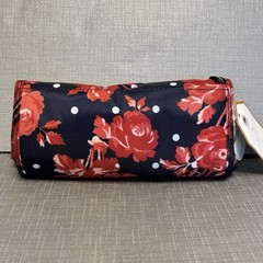 CALIFORNIA INNOVATIONS MICROBAN INSULATED MARKET TOTE – New – Navy Red Floral