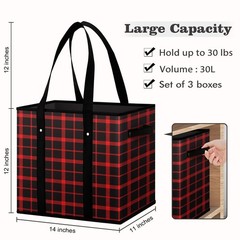 WISELIFE Reusable Grocery Bags 3 Pack,Large Grocery Tote Bag Water Resistant …