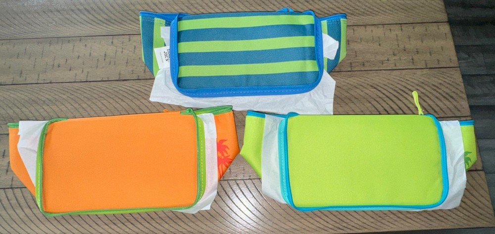 Trader Joe’s Summer Fun Mini Insulated Tote bags Set Of 3.