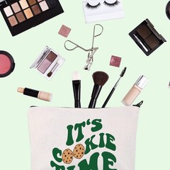 Scout Gifts Makeup Bag Scouts Mom Gift Time Zipper Pouch white