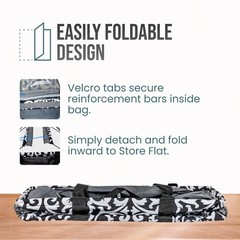 Extra Large Utility Tote Bag – Oversized Collapsible Reusable Wire Frame Rect…