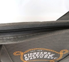 INSULATED Grocery Bag Reusable Large Cooler Shopping Tote Gray SRF Logo