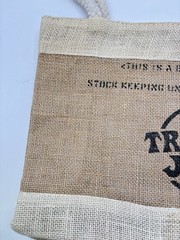 Trader Joe’s Mini Jute Bag Discontinued Rare Collectible