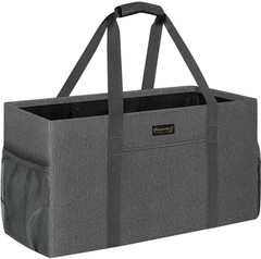 GhvyenntteS Extra Large Utility Tote Bag, Stand Up Utility Tote with Metal Wi…