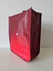 New LULULEMON Multicolor GRAPHIC LOGO Reusable Shopping Bag Large, Pack of 5