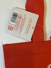 H-E-B Classic Red Reusable Shopping Bag 13.5″L × 7.5″W × 15.5″H