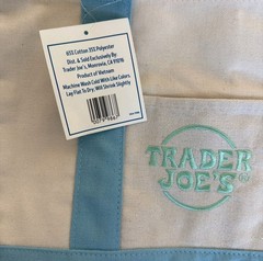🔥 Trader Joe’s – Mini Canvas Tote Bag – Blue – Spring 2026 – Limited Edition 🔥