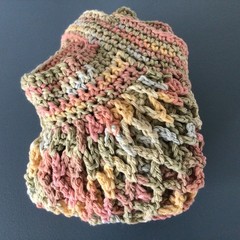 Handmade Crochet French Market Mesh Grocery Bag 100% Cotton Eco gift