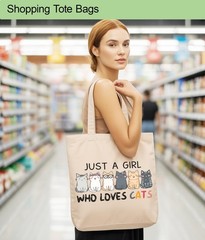 Aesthetic Tote Bag Women Girls Stylish Reusable Shoulder Grocery Purse