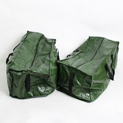 Set of 2 Unbranded Reusable Green Duffle Bags 12″ x 20″ x 28″