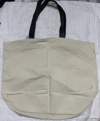 Reusable Camera Design Tote Bag Natural Color NWT