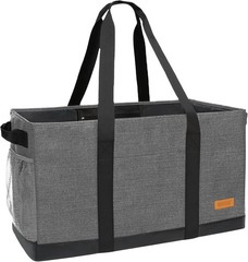 Extra Large Utility Tote Bag – Standing Reusable Grocery Bag with Handle