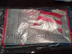 Set Of Two Plastic Grocery Handbags Or Multi-purpose Water Bags Veteran Bird