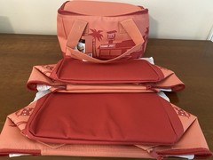 (3) Trader Joes Mini Insulated Bags PEACH Limited Edition!