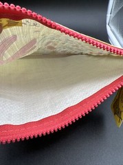 Yellow Q ZIPPER Pouch Wallet Purse Makeup Organizer Great For Traveling & Gifts!